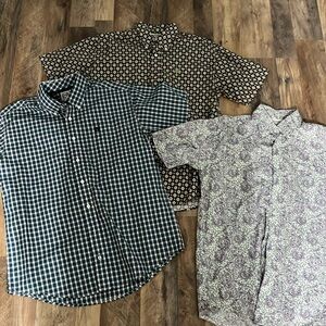 3 Cinch short sleeve button up shirts
